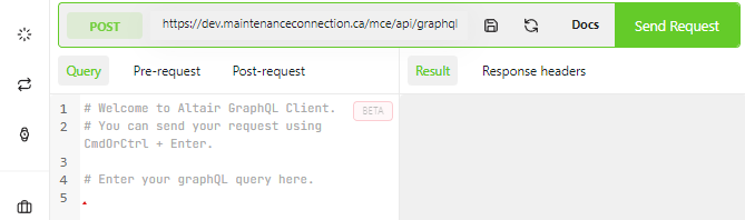 Query Tab
